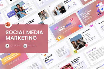SocHub PowerPoint Template